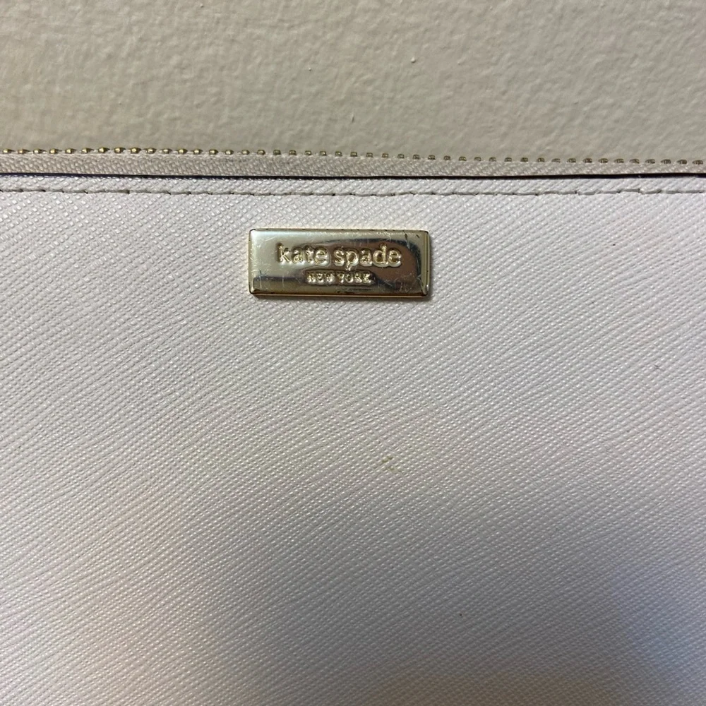 Kate Spade off White Leather Wallet - Picture 4 of 10